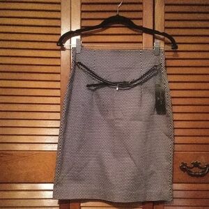 Worthington Elegant Black and White Skirt